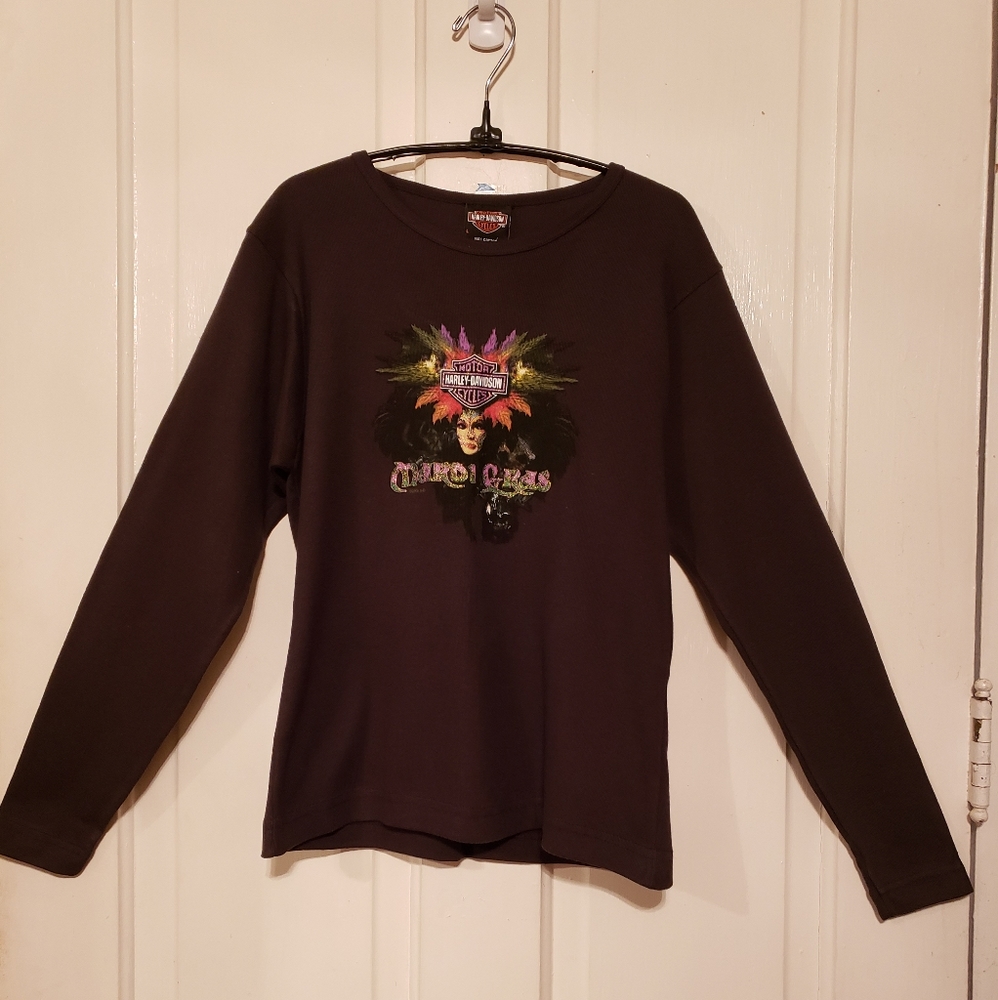 Harley Davidson Mardi Gras edition long sleeve tee